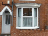 Detail of student house in Loughborough